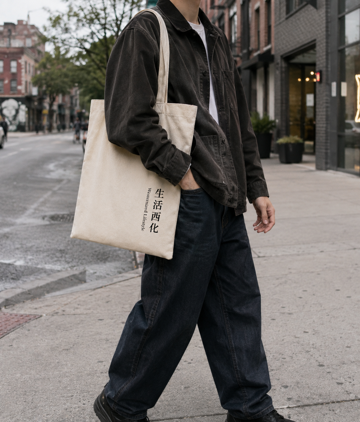 Westernized Lifestyle Tote Bag
